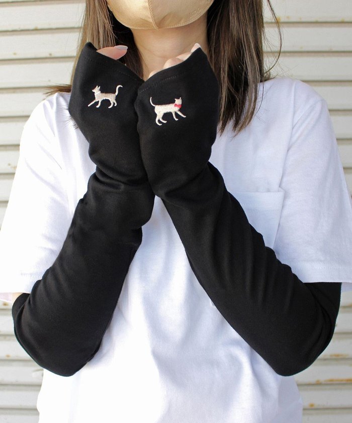 【オルクベット/ORuKuBET】の【WOMEN】 おさんぽねこ刺繍UVグローブ / UVカット / 猫グッズ インテリア・キッズ・メンズ・レディースファッション・服の通販 founy(ファニー) https://founy.com/ ファッション Fashion レディースファッション Fashion for Women 手袋 Gloves & Mittens アウトドア Outdoor Clothing シリコン Silicone, Silicone Material 夏 Summer 旅行 Travel 春 Spring S/S・春夏 SS, Spring/Summer, Warm Season 猫 Cat, Kitty |ID: prp329100004642920 ipo3291000000033491996