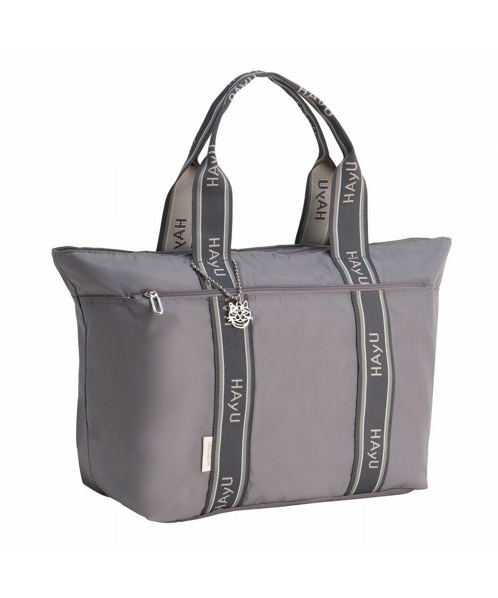 【エースバッグズアンドラゲッジ/ACE BAGS & LUGGAGE】のHAyU × ace. フォールディング 折り畳みトートバッグ 猫柄 30L 17862 インテリア・キッズ・メンズ・レディースファッション・服の通販 founy(ファニー) ファッション Fashion レディースファッション Fashion for Women バッグ Bags コラボ Collaboration, Collab シンプル Simple, Minimal セットアップ Set-Up, Coordinated Outfit トラベル Travel, Travel Gear ネコ Cat, Feline Motif 猫 Cat, Kitty フロント Front, Front Design ポケット Pocket, Pocket Detail ポーチ Pouch, Small Case メッシュ Mesh, Net Fabric 無地 Plain, Solid Color リュック Backpack, Rucksack ワイヤー Wire, Wired Bra ワンポイント One Point, Statement Accent 再入荷 Restock / Back in Stock 旅行 Travel スーツケース キャリーケース Suitcase / Carry Case ギフト プレゼント Gift / Present グレー|ID: prp329100004642968 ipo3291000000033492534