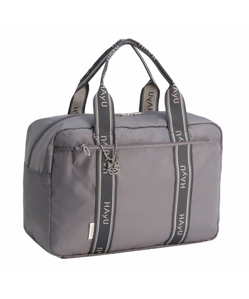 【エースバッグズアンドラゲッジ/ACE BAGS & LUGGAGE】のHAyU × ace. フォールディング 折り畳みボストンバッグ 猫柄 32L 17863 インテリア・キッズ・メンズ・レディースファッション・服の通販 founy(ファニー) ファッション Fashion レディースファッション Fashion for Women コラボ Collaboration, Collab シンプル Simple, Minimal セットアップ Set-Up, Coordinated Outfit トラベル Travel, Travel Gear ネコ Cat, Feline Motif 猫 Cat, Kitty フロント Front, Front Design ボストンバッグ Boston Bag, Retro Bag ポケット Pocket, Pocket Detail ポーチ Pouch, Small Case メッシュ Mesh, Net Fabric 無地 Plain, Solid Color リュック Backpack, Rucksack ワイヤー Wire, Wired Bra ワンポイント One Point, Statement Accent 再入荷 Restock / Back in Stock 旅行 Travel スーツケース キャリーケース Suitcase / Carry Case ギフト プレゼント Gift / Present グレー|ID: prp329100004642970 ipo3291000000033492549