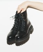 【ボントレ/BONTRE】の【LucaGrossi/ルカグロッシ】厚底レースアップブーツ/F046T-UA ブラック|ID: prp329100004643004 ipo3291000000033492911