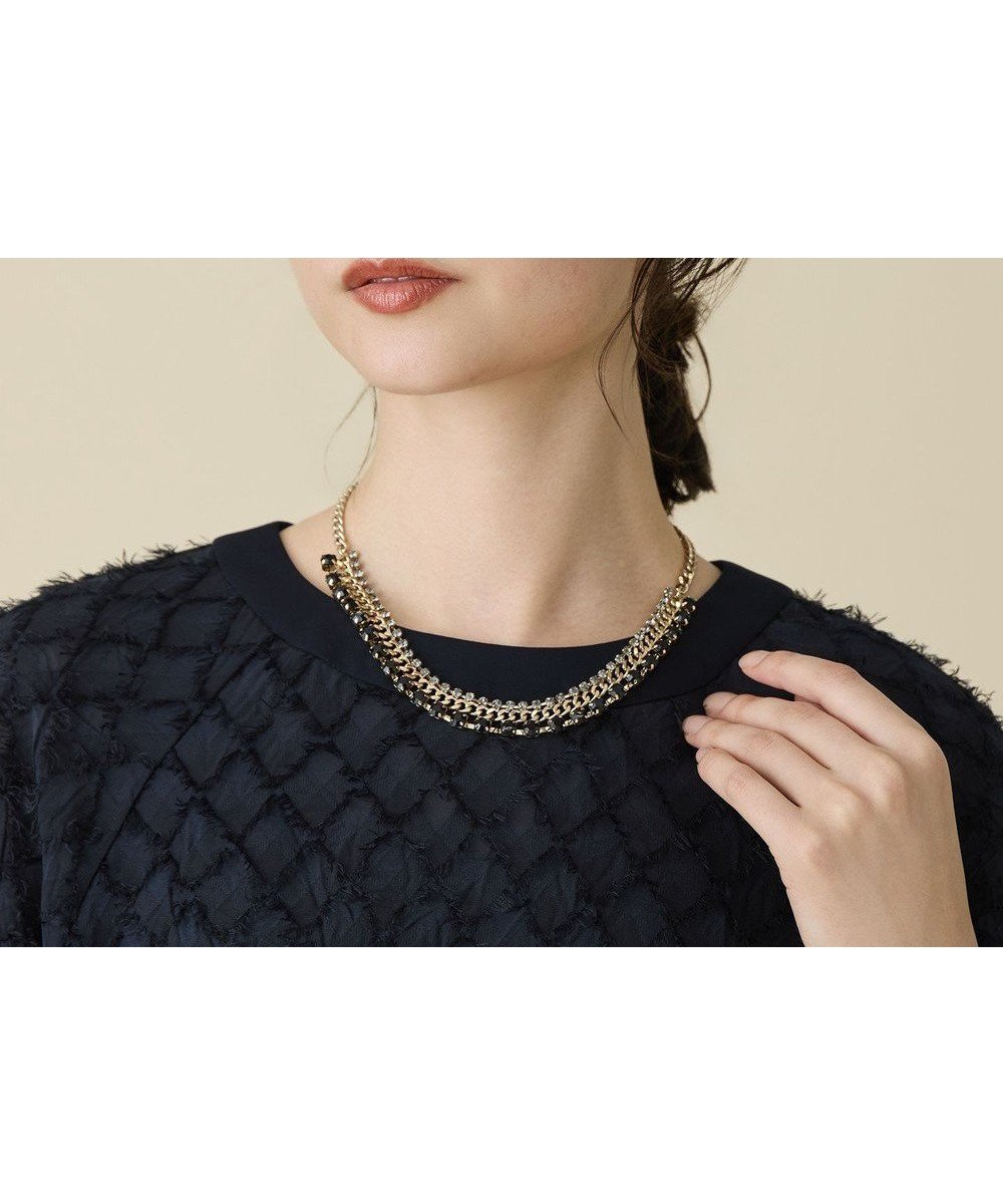 【自由区/JIYU-KU】の【SHIHOさん着用】ビジューレーン ネックレス 人気、トレンドファッション・服の通販 founy(ファニー) 　ファッション　Fashion　レディースファッション　Fashion for Women　ジュエリー　Jewelry　ネックレス　Necklaces & Pendants　アクセサリー　Fashion Accessories　シンプル　Simple, Minimal　ネックレス　Necklace, Pendant Necklace　 other-1|ID: prp329100004643005 ipo3291000000034781184