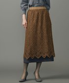 【自由区/JIYU-KU】の【SHIHOさん着用】バイカラーレース スカート 人気、トレンドファッション・服の通販 founy(ファニー) ファッション Fashion レディースファッション Fashion for Women スカート Skirts ストレート Straight, Straight Cut レース Lace, Lace Fabric 無地 Plain, Solid Color A/W・秋冬 Autumn/Winter thumbnail キャメル×グレー|ID: prp329100004643019 ipo3291000000033492979
