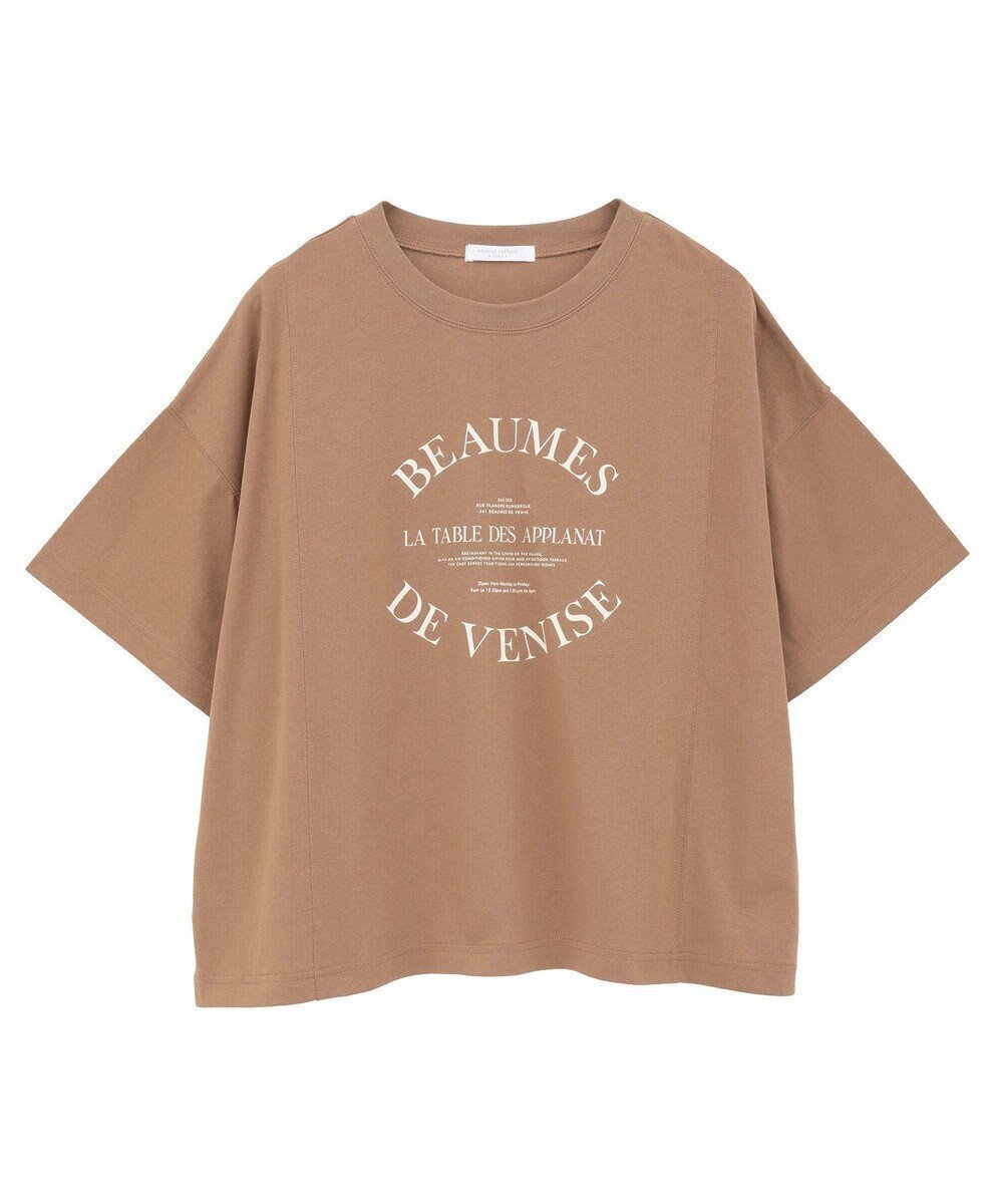 【グリーンパークス/Green Parks】のアソートロゴ切替Tシャツ インテリア・キッズ・メンズ・レディースファッション・服の通販 founy(ファニー) 　ファッション　Fashion　レディースファッション　Fashion for Women　トップス・カットソー　Cut & Sew Tops　シャツ・ブラウス・オフィスカジュアル　Elegant Blouses & Button-Ups　ロングTシャツ・Tシャツ　Longline T-Shirts & Tees　カットソー・ベーシックTシャツ　Cut-and-Sewn Tops / Stretch Tees & Basics　新作・新入荷　New Arrivals / New In　カットソー　Cut and Sewn Top　スタイリッシュ　Stylish, Fashionable　プリント　Print, Printed Pattern　ポケット　Pocket, Pocket Detail　切替　Switching, Contrast Panel　A/W・秋冬　Autumn/Winter　Brown|ID: prp329100004643027 ipo3291000000033493049