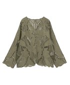 【グリーンパークス/Green Parks】の・ELENCARE DUE レーシーカーディガン Khaki|ID: prp329100004643051 ipo3291000000033493247