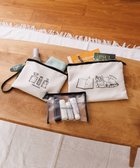 【エースバッグズアンドラゲッジ/ACE BAGS & LUGGAGE】のHAyU × ace. フラットポーチ 3点セット 猫柄 17825 アイボリー|ID: prp329100004643071 ipo3291000000033493404