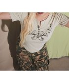 【ウィゴー/WEGO】のヘンリーネックドームスタッズT ベージュ|ID: prp329100004643094 ipo3291000000033493535
