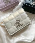 【ウィゴー/WEGO】のイニシャルパーツキルティングガマ口ウォレット オフホワイト|ID: prp329100004643097 ipo3291000000033493550