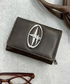 【ウィゴー/WEGO】のBIGメタルパーツフラップウォレット ブラウン|ID: prp329100004643099 ipo3291000000033493560