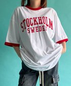 【ウィゴー/WEGO】のSTOCKHOLMリンガーT ホワイト|ID: prp329100004643108 ipo3291000000033493615
