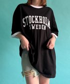 【ウィゴー/WEGO】のSTOCKHOLMリンガーT ブラック|ID: prp329100004643108 ipo3291000000033493616