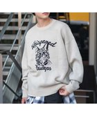 【ウィゴー/WEGO】の【ユニセックス着用ITEM/SMLサイズ展開】ジャガードグラフィックプルオーバー オフホワイト|ID: prp329100004643118 ipo3291000000033493679