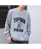 【ウィゴー/WEGO】の【ユニセックス着用ITEM/SMLサイズ展開】ジャガードグラフィックプルオーバー グレー|ID: prp329100004643118 ipo3291000000033493682