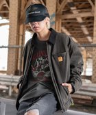 【ウィゴー/WEGO】の【ユニセックス着用ITEM/MLサイズ展開】ワーカーズキルティングZIPジャケット デニムブラックソノタ|ID: prp329100004643137 ipo3291000000033493843