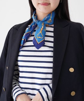 【マルカオリジナル/Marca originals】の【伝統横濱スカーフ】鍵 小判 シルクスカーフ 人気、トレンドファッション・服の通販 founy(ファニー) ファッション Fashion レディースファッション Fashion for Women 秋 Autumn シルク Silk, 100% Silk スカーフ Scarf, Neckwear スクエア Square, Square Shape ストール Stole, Wrap ハンカチ Handkerchief, Hanky バンダナ Bandana, Head Scarf プリント Print, Printed Pattern モチーフ Motif, Design Theme おすすめ Recommended / Our Picks |ID:prp329100004643149