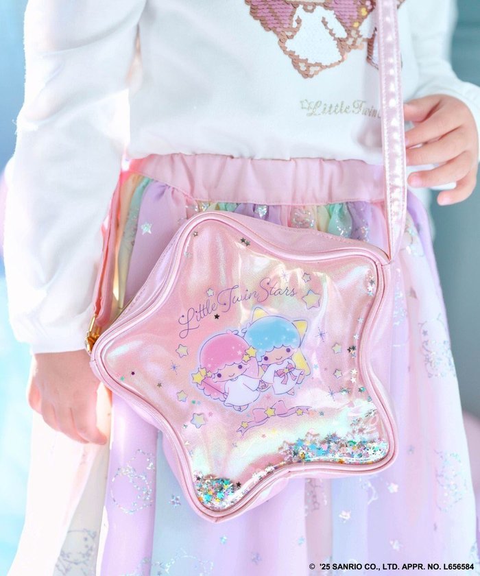 【エニファム/any FAM / KIDS】の【any FAM× リトルツインスターズ 】キキ ララ 星形ショルダーバッグ インテリア・キッズ・メンズ・レディースファッション・服の通販 founy(ファニー) https://founy.com/ ファッション Fashion キッズファッション Fashion for Kids 春 Spring シフォン Chiffon, Lightweight Fabric スパンコール Sequins, Sequin Embellishment スマホ Smartphone, Mobile Device 長袖 Long Sleeve, Full Sleeve パーカー Hoodie, Parka レース Lace, Lace Fabric |ID: prp329100004643634 ipo3291000000033498652