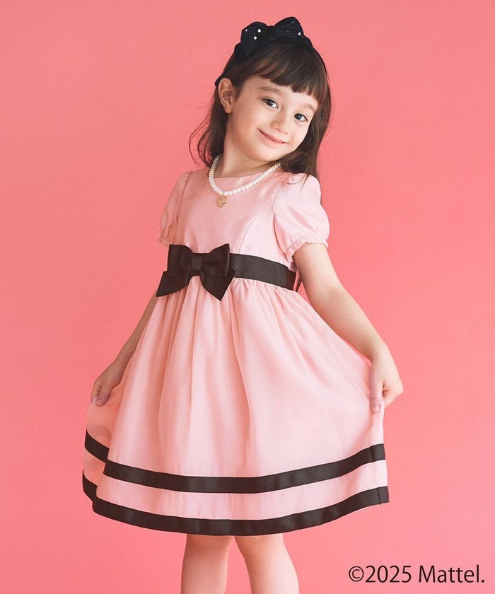 【エニィ/ANY / KIDS】の【Barbie(TM)】ドーリードレス風ワンピース インテリア・キッズ・メンズ・レディースファッション・服の通販 founy(ファニー) https://founy.com/ ファッション Fashion キッズファッション Fashion for Kids ワンピース Dresses ジャケット Jacket, Outerwear チャーム Charm, Pendant デニム Denim, Jeans Material ドレス Dress, One-Piece ネックレス Necklace, Pendant Necklace パール Pearl, Pearl Accent ポケット Pocket, Pocket Detail ポーチ Pouch, Small Case ラウンド Round, Round Neck リボン Ribbon, Bow A/W・秋冬 Autumn/Winter エレガント 上品 Elegant |ID: prp329100004643637 ipo3291000000034198757