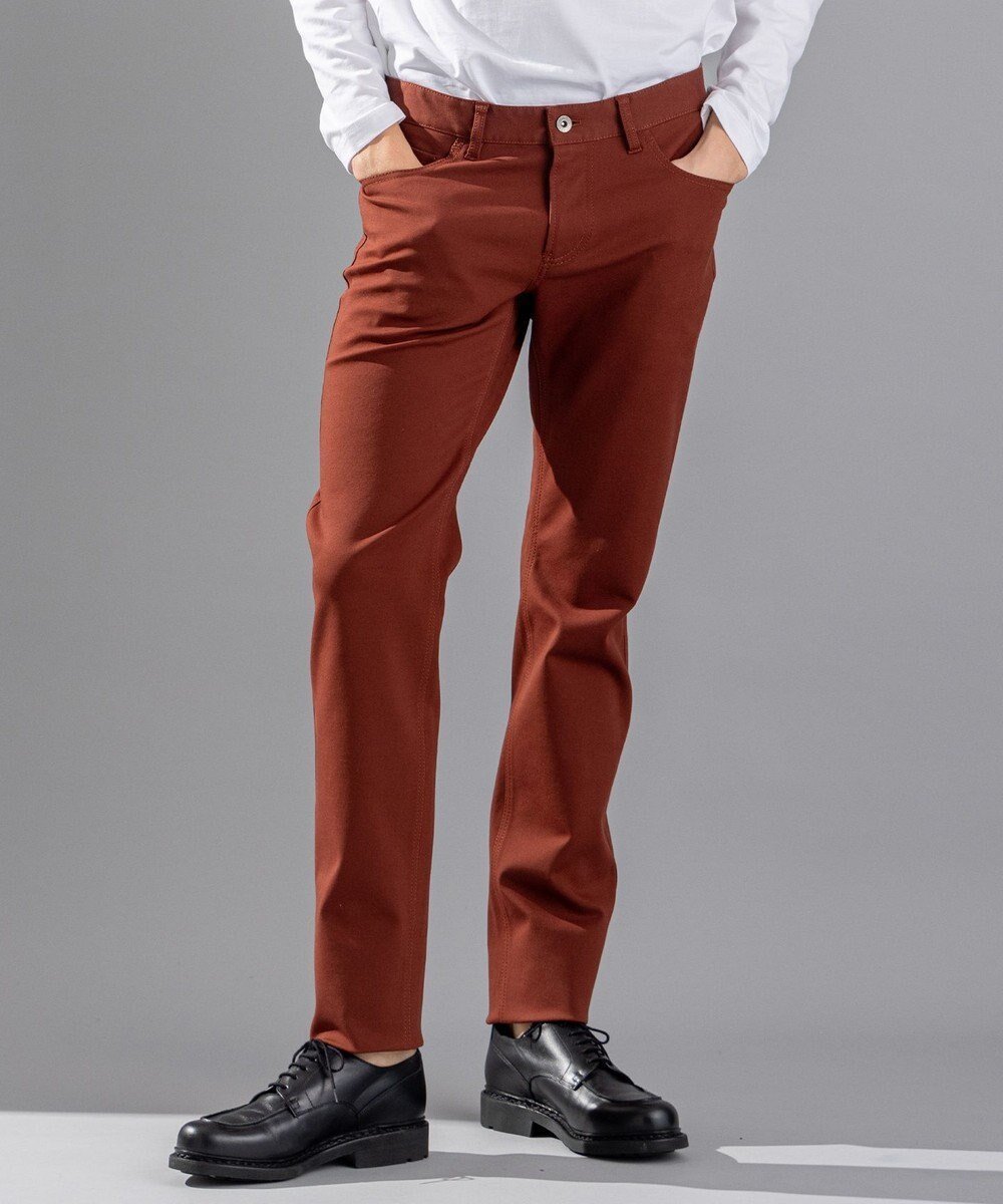 【ジョゼフ オム/JOSEPH HOMME / MEN】のハイパワーモダールストレッチ / CIGAR 5P インテリア・キッズ・メンズ・レディースファッション・服の通販 founy(ファニー) 　ファッション　Fashion　メンズファッション　Fashion for Men　ボトムス　Bottoms　ストレート　Straight, Straight Cut　スリム　Slim, Slim Fit　ポケット　Pocket, Pocket Detail　A/W・秋冬　Autumn/Winter　オレンジ系|ID: prp329100004643643 ipo3291000000033498902
