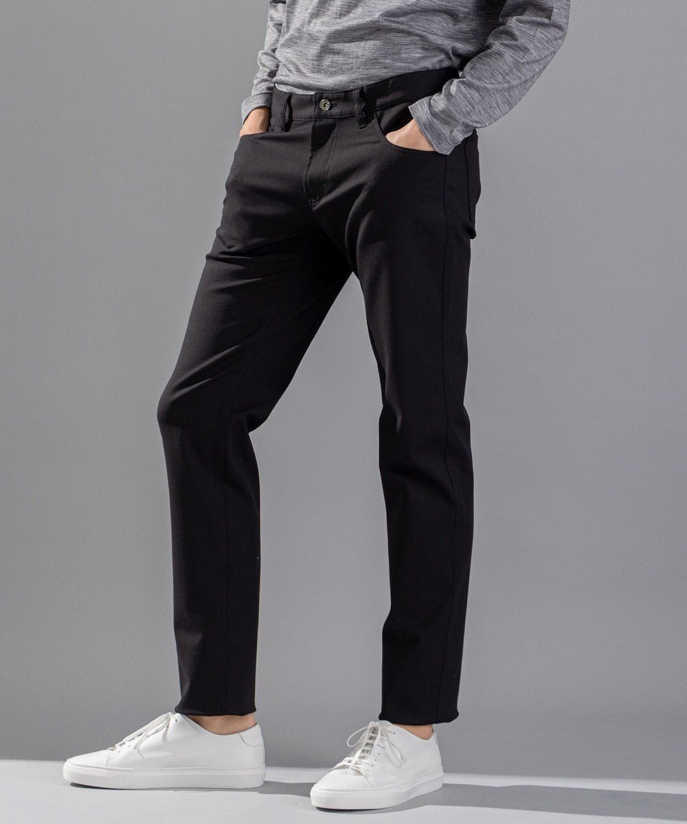 【ジョゼフ オム/JOSEPH HOMME / MEN】のハイパワーモダールストレッチ / CIGAR 5P インテリア・キッズ・メンズ・レディースファッション・服の通販 founy(ファニー) 　ファッション　Fashion　メンズファッション　Fashion for Men　ボトムス　Bottoms　ストレート　Straight, Straight Cut　スリム　Slim, Slim Fit　ポケット　Pocket, Pocket Detail　A/W・秋冬　Autumn/Winter　ブラック系|ID: prp329100004643643 ipo3291000000033498904