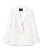 【ジョゼフ/JOSEPH】のストレッチリネンコットン ダブルブレステッドジャケット Ivory|ID: prp329100004643645 ipo3291000000033498937