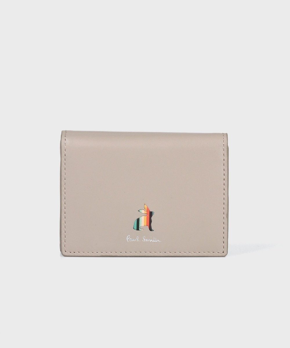 【ポール スミス/Paul Smith】のマーケトリーストライプラビット 3つ折り財布 インテリア・キッズ・メンズ・レディースファッション・服の通販 founy(ファニー) 　ファッション　Fashion　レディースファッション　Fashion for Women　ミニ財布・二つ折り財布　Wallets & Card Cases　シンプル　Simple, Minimal　ストライプ　Stripe, Striped Pattern　財布　Wallet, Purse　ベージュ|ID: prp329100004643662 ipo3291000000033499329