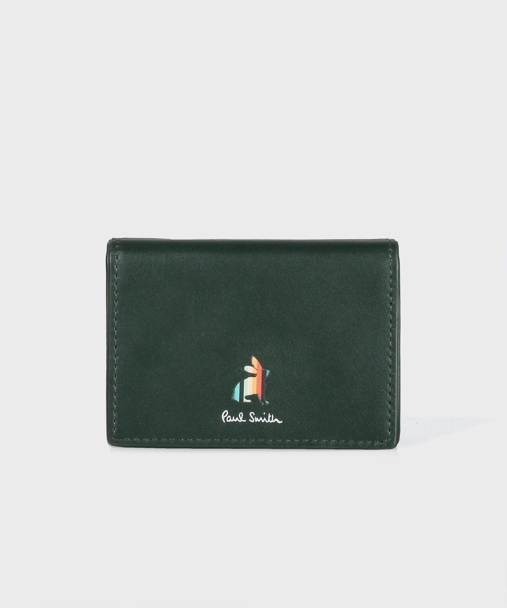【ポール スミス/Paul Smith】のマーケトリーストライプラビット 3つ折り財布 インテリア・キッズ・メンズ・レディースファッション・服の通販 founy(ファニー) 　ファッション　Fashion　レディースファッション　Fashion for Women　ミニ財布・二つ折り財布　Wallets & Card Cases　シンプル　Simple, Minimal　ストライプ　Stripe, Striped Pattern　財布　Wallet, Purse　ダークグリーン|ID: prp329100004643662 ipo3291000000033499330