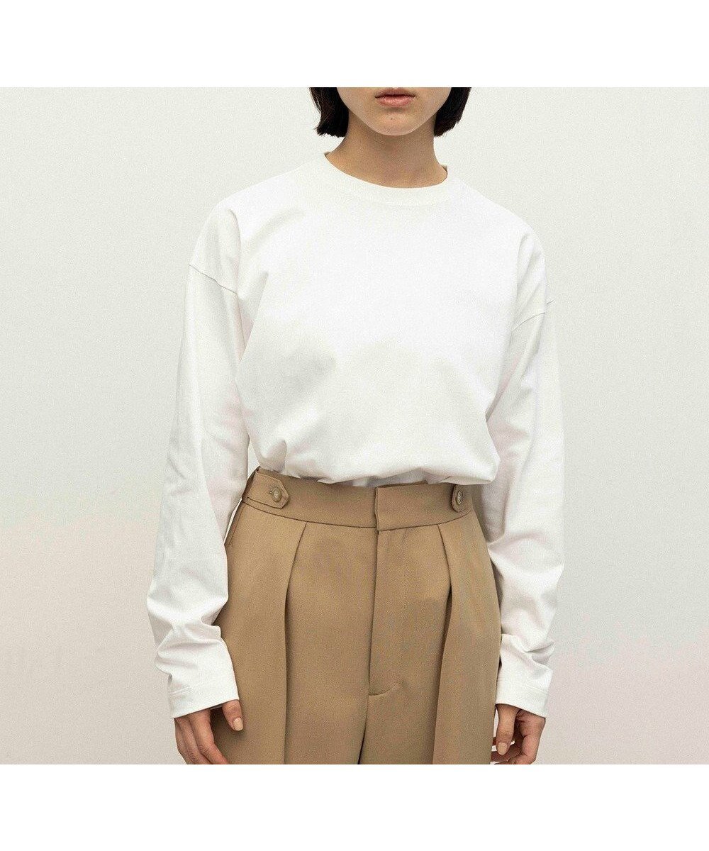 【ネイヴ/NAVE】の【ReNAVE】ファンクションT ロングスリーブTシャツ インテリア・キッズ・メンズ・レディースファッション・服の通販 founy(ファニー) 　雑誌掲載アイテム　Magazine Picks & Fashion Features　ファッション雑誌　Fashion Magazines　リー　LEE　オッジ　Oggi　ファッション　Fashion　レディースファッション　Fashion for Women　トップス・カットソー　Cut & Sew Tops　シャツ・ブラウス・オフィスカジュアル　Elegant Blouses & Button-Ups　ロングTシャツ・Tシャツ　Longline T-Shirts & Tees　カットソー・ベーシックTシャツ　Cut-and-Sewn Tops / Stretch Tees & Basics　1月号　January Issue　2月号　February Issue, Feb. Edition　カットソー　Cut and Sewn Top　スリーブ　Sleeve, Long Sleeve / Short Sleeve　ロング　Long, Long-Length　エレガント 上品　Elegant　A/W・秋冬　Autumn/Winter　雑誌　Magazine, Fashion Magazine　ホワイト系|ID: prp329100004643681 ipo3291000000033500169