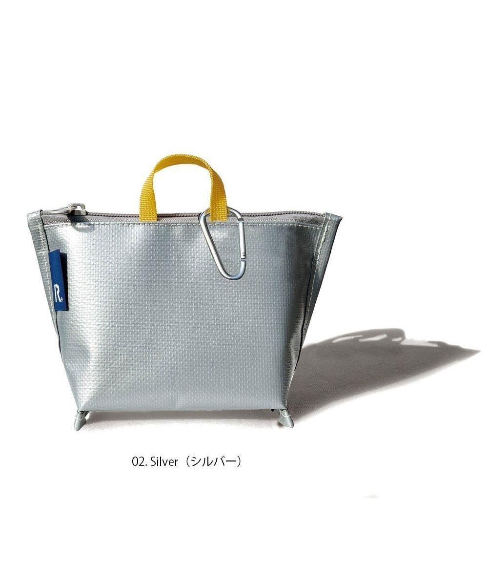 【ルートート/ROOTOTE】の1170【カラビナ付きポーチ】RO.タイニールー.グラッシー-A インテリア・キッズ・メンズ・レディースファッション・服の通販 founy(ファニー) 　ファッション　Fashion　レディースファッション　Fashion for Women　バッグ　Bags　ポーチ&ミニバッグ　Pouches & Mini Bags　アクセサリー　Fashion Accessories　カメラ　Camera Accessories　ガラス　Glass, Glassware　タオル　Towel, Bath Towel　チェック　Check, Plaid, Tartan　ハンカチ　Handkerchief, Hanky　ポケット　Pocket, Pocket Detail　ポーチ　Pouch, Small Case　リュック　Backpack, Rucksack　リラックス　Relax, Relaxed Fit　ループ　Loop, Loop Knit　夏　Summer　02:シルバー|ID: prp329100004643821 ipo3291000000033502966