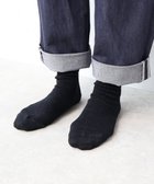 【ホワイトメイルズ/WHITE MAILS】のPAPER WIDE RIB CREW SOCKS ソックス クロ|ID: prp329100004643826 ipo3291000000033503020