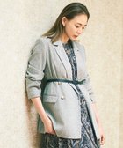 【自由区/JIYU-KU】の【SHIHOさん着用・洗える】シルクネップツイード ジャケット グレー|ID: prp329100004643851 ipo3291000000033609274