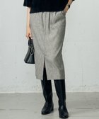 【自由区/JIYU-KU】のシルクネップツイード スカート グレー|ID: prp329100004643852 ipo3291000000035574683