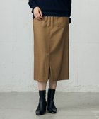 【自由区/JIYU-KU】のシルクネップツイード スカート ダークキャメル|ID: prp329100004643852 ipo3291000000035574684