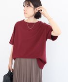 【グリーンパークス/Green Parks】の・swing by シルケットオーバーサイズTEE Bordeaux|ID: prp329100004643853 ipo3291000000033710017