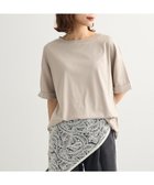【グリーンパークス/Green Parks】の・swing by シルケットオーバーサイズTEE Gray Beige|ID: prp329100004643853 ipo3291000000033710018