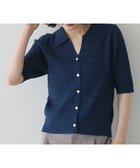 【アメリカンホリック/AMERICAN HOLIC】の【2WAY】金ボタン衿付きケーブルプルオーバー 人気、トレンドファッション・服の通販 founy(ファニー) ファッション Fashion レディースファッション Fashion for Women トップス・カットソー Cut & Sew Tops ニット Knit Tops & Sweaters カジュアルプルオーバー・ニットトップス Pullovers & Knit Tops / Casual Pullovers おすすめ Recommended / Our Picks コンパクト Compact, Small Size セーター Sweater, Knitwear ポケット Pocket, Pocket Detail エレガント 上品 Elegant A/W・秋冬 Autumn/Winter 羽織 Haori, Light Jacket thumbnail Navy|ID: prp329100004643855 ipo3291000000033503447