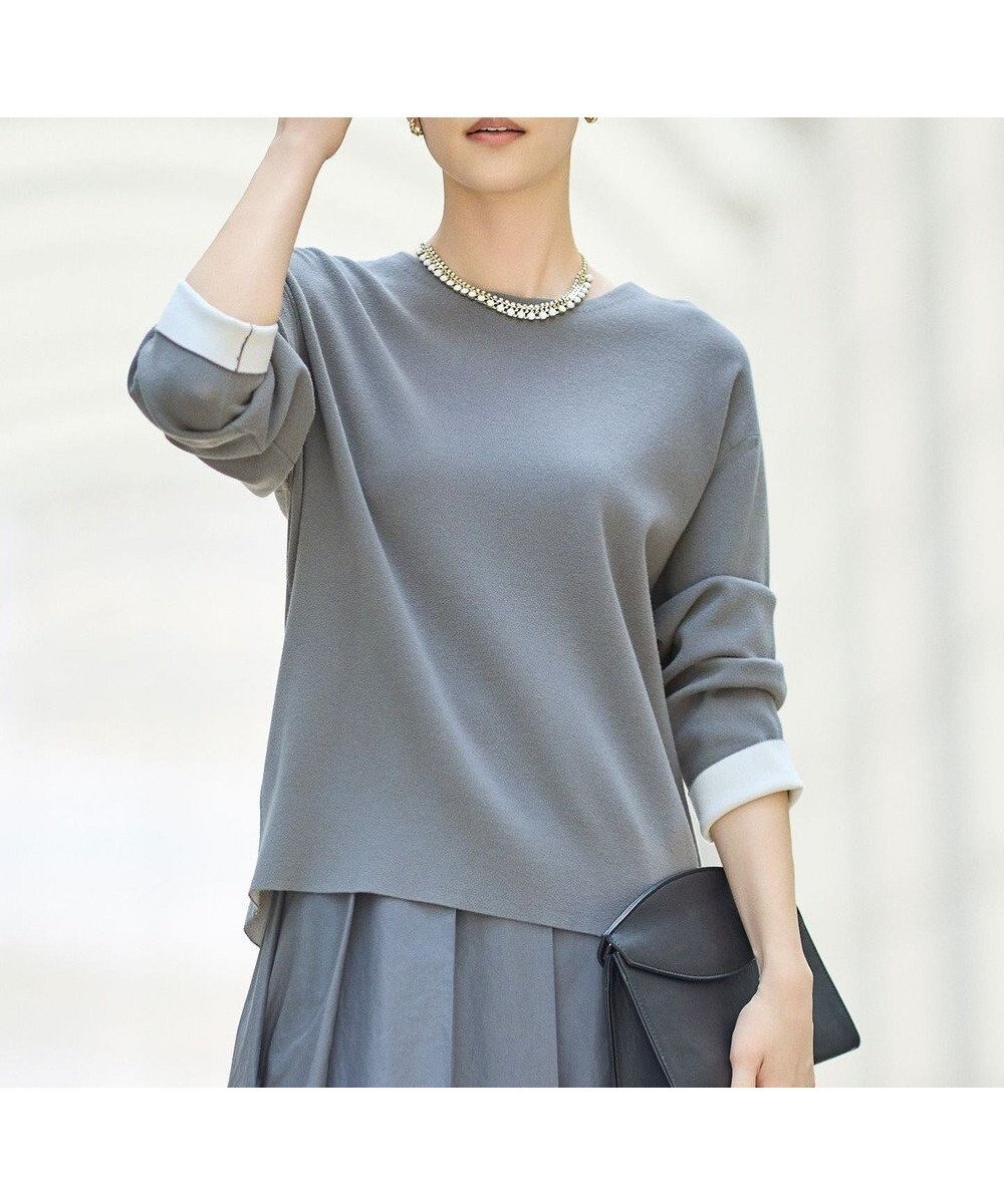 【自由区/JIYU-KU】の【カタログ掲載】レーヨンストレッチベーシックシルエット ニット 人気、トレンドファッション・服の通販 founy(ファニー) ファッション Fashion レディースファッション Fashion for Women トップス・カットソー Cut & Sew Tops ニット Knit Tops & Sweaters おすすめ Recommended / Our Picks エレガント 上品 Elegant ストレッチ Stretch, Stretchy Fabric セーター Sweater, Knitwear ベーシック Basic, Essential A/W・秋冬 Autumn/Winter other-1|ID: prp329100004643864 ipo3291000000034170028