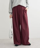 【グリーンパークス/Green Parks】の・SUGAR SPOON カーブタックパンツⅡ Bordeaux|ID: prp329100004643868 ipo3291000000034331450