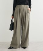 【グリーンパークス/Green Parks】の・SUGAR SPOON カーブタックパンツⅡ Gray Beige|ID: prp329100004643868 ipo3291000000034331451