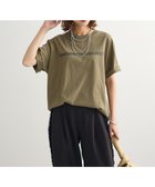 【グリーンパークス/Green Parks】の・ELENCARE DUE ロゴptTEE 人気、トレンドファッション・服の通販 founy(ファニー) ファッション Fashion レディースファッション Fashion for Women トップス・カットソー Cut & Sew Tops シャツ・ブラウス・オフィスカジュアル Elegant Blouses & Button-Ups ロングTシャツ・Tシャツ Longline T-Shirts & Tees カットソー・ベーシックTシャツ Cut-and-Sewn Tops / Stretch Tees & Basics おすすめ Recommended / Our Picks カットソー Cut and Sewn Top スタイリッシュ Stylish, Fashionable プリント Print, Printed Pattern ポケット Pocket, Pocket Detail A/W・秋冬 Autumn/Winter thumbnail Khaki|ID: prp329100004643872 ipo3291000000033503555