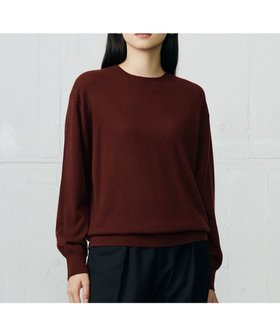 【自由区/JIYU-KU】の【洗える】ファインウールカシミヤクルーネック ニット 人気、トレンドファッション・服の通販 founy(ファニー) ファッション Fashion レディースファッション Fashion for Women トップス・カットソー Cut & Sew Tops ニット Knit Tops & Sweaters 新作・新入荷 New Arrivals / New In インナー Innerwear コンパクト Compact, Small Size ジャケット Jacket, Outerwear セーター Sweater, Knitwear フィット Fit, Slim Fit ベーシック Basic, Essential 洗える Machine Washable A/W・秋冬 Autumn/Winter |ID:prp329100004643876