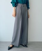 【イェッカ ヴェッカ/YECCA VECCA】の【UVカット/接触冷感/洗える】ベルト付きイージーケアワイドパンツ Gray|ID: prp329100004643889 ipo3291000000033503672
