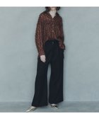 【イェッカ ヴェッカ/YECCA VECCA】の【UVカット/接触冷感/洗える】ベルト付きイージーケアワイドパンツ Black|ID: prp329100004643889 ipo3291000000033503674