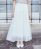 【アースミュージックアンドエコロジー/earth music&ecology】のリボンチュールティアードスカート 人気、トレンドファッション・服の通販 founy(ファニー) ファッション Fashion レディースファッション Fashion for Women スカート Skirts ティアードスカート Tiered Skirts おすすめ Recommended / Our Picks チュール Tulip, Tulip Motif ポケット Pocket, Pocket Detail ランダム Random, Irregular リボン Ribbon, Bow A/W・秋冬 Autumn/Winter thumbnail Ivory|ID: prp329100004643921 ipo3291000000033503853