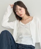 【アースミュージックアンドエコロジー/earth music&ecology】の【2点セット】SET2点メローボレロ+フリルキャミソール Off White|ID: prp329100004643924 ipo3291000000033503875