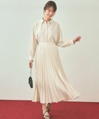 【エニィ スィス/any SiS】の【UVカット・アンチピリング・洗える】ウーステッドエステル シャツ アイボリー|ID: prp329100004643925 ipo3291000000033690208