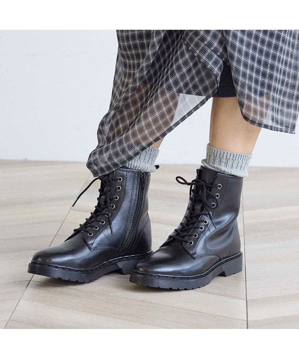 【イング/ing】のing 【WEB限定】レースアップショートブーツ インテリア・キッズ・メンズ・レディースファッション・服の通販 founy(ファニー) ファッション Fashion レディースファッション Fashion for Women シューズ Shoes, Footwear ショート Short, Short Length シンプル Simple, Minimal デニム Denim, Jeans Material トレンド Trend, Trending Now バランス Balance, Style Balance フィット Fit, Slim Fit ベーシック Basic, Essential レース Lace, Lace Fabric A/W・秋冬 Autumn/Winter ブラック|ID: prp329100004643934 ipo3291000000033943270