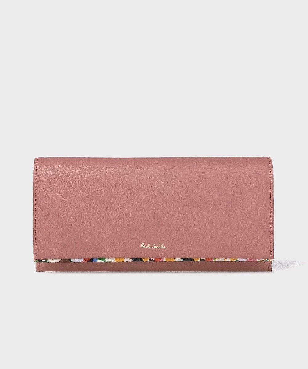 【ポール スミス/Paul Smith】のマーガレットプリントトリム 長財布 インテリア・キッズ・メンズ・レディースファッション・服の通販 founy(ファニー) 　ファッション　Fashion　レディースファッション　Fashion for Women　ミニ財布・二つ折り財布　Wallets & Card Cases　シンプル　Simple, Minimal　プリント　Print, Printed Pattern　マーガレット　Marguerite, Daisy Pattern　財布　Wallet, Purse　ピンク|ID: prp329100004643944 ipo3291000000033504021