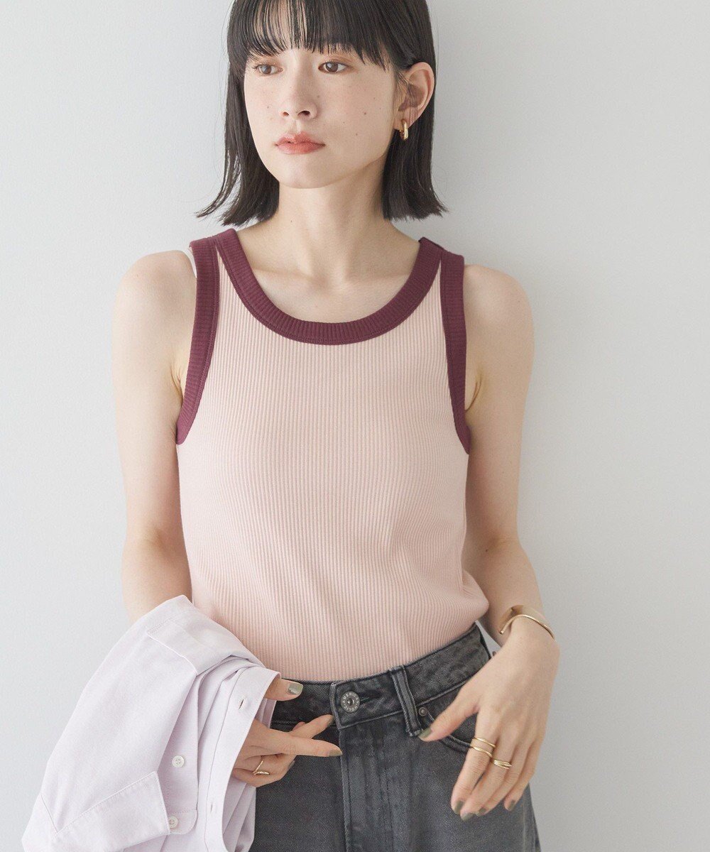 【アメリカンホリック/AMERICAN HOLIC】のアソートテレコタンクトップ インテリア・キッズ・メンズ・レディースファッション・服の通販 founy(ファニー) 　ファッション　Fashion　レディースファッション　Fashion for Women　トップス・カットソー　Cut & Sew Tops　インナー　Innerwear　タンク　Tank Top, Sleeveless Top　テレコ　Ribbed, Rib Stitch　ベーシック　Basic, Essential　ポケット　Pocket, Pocket Detail　リラックス　Relax, Relaxed Fit　夏　Summer　春　Spring　S/S・春夏　SS, Spring/Summer, Warm Season　秋　Autumn　Salmon Pink|ID: prp329100004643950 ipo3291000000033504096