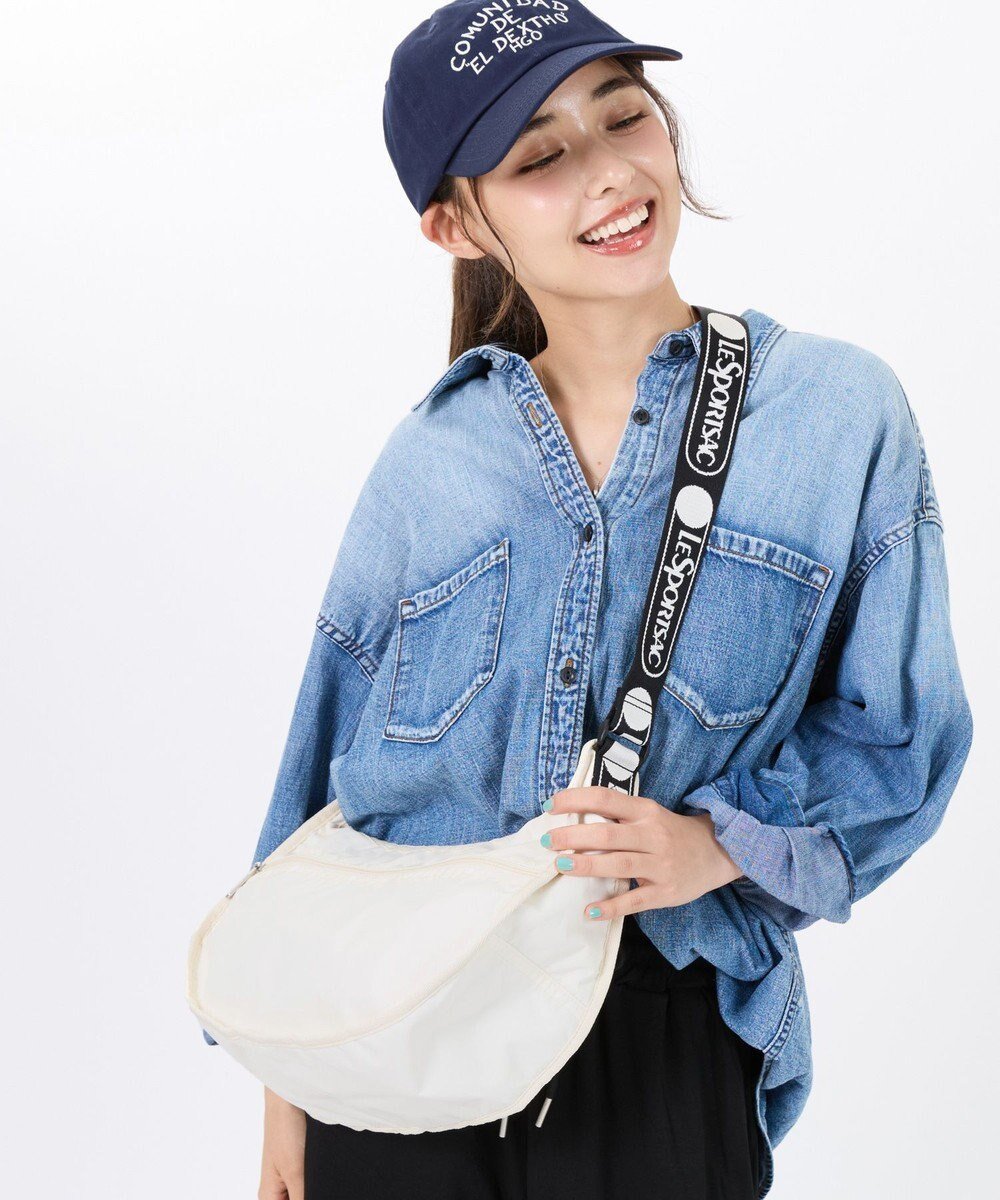 【レスポートサック/LeSportsac】のEVERYDAY HOBO/ロゴジャカードメレンゲ インテリア・キッズ・メンズ・レディースファッション・服の通販 founy(ファニー) 　ファッション　Fashion　レディースファッション　Fashion for Women　アウトドア　Outdoor Clothing　軽量　Lightweight, Ultra Light　ショルダー　Shoulder, Shoulder Strap　財布　Wallet, Purse　トラベル　Travel, Travel Gear　人気　Popular, Best Seller　プリント　Print, Printed Pattern　ポケット　Pocket, Pocket Detail　ラウンド　Round, Round Neck　おすすめ　Recommended / Our Picks　旅行　Travel　ロゴジャカードメレンゲ|ID: prp329100004643953 ipo3291000000033504105