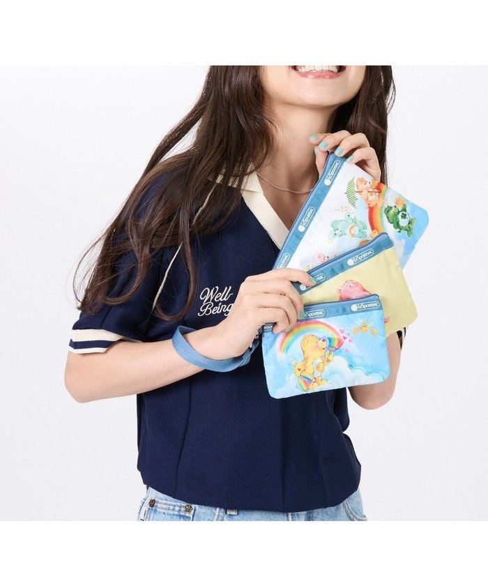 【レスポートサック/LeSportsac】のWRISTLET POUCH SET/ケアベアリストレットセット インテリア・キッズ・メンズ・レディースファッション・服の通販 founy(ファニー) https://founy.com/ ファッション Fashion レディースファッション Fashion for Women ミニ財布・二つ折り財布 Wallets & Card Cases ポーチ&ミニバッグ Pouches & Mini Bags イエロー Yellow カラフル Colorful Design キャラクター Character, Licensed Characters コンパクト Compact, Small Size 軽量 Lightweight, Ultra Light 財布 Wallet, Purse 人気 Popular, Best Seller プリント Print, Printed Pattern ポケット Pocket, Pocket Detail ポーチ Pouch, Small Case ラップ Wrap, Wrap Design 新作・新入荷 New Arrivals / New In 旅行 Travel ビジネス 仕事 通勤 Business / Work / Commuting |ID: prp329100004643973 ipo3291000000033504195
