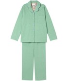 【ウンナナクール/une nana cool】の【綿混】天竺パジャマ MADE WITH LIBERTY FABRIC 人気、トレンドファッション・服の通販 founy(ファニー) ファッション Fashion レディースファッション Fashion for Women 長袖 Long Sleeve, Full Sleeve パイピング Piping, Trim Design パジャマ Pajamas, Sleepwear プリント Print, Printed Pattern ボトム Bottoms, Lower Wear ポケット Pocket, Pocket Detail リラックス Relax, Relaxed Fit おすすめ Recommended / Our Picks thumbnail グリーン|ID: prp329100004643989 ipo3291000000033504268
